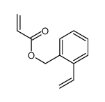 (2-ethenylphenyl)methyl prop-2-enoate结构式