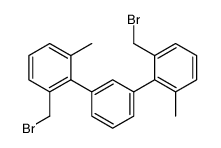 1,3-Bis[2-(bromomethyl)-6-methylphenyl]benzene结构式