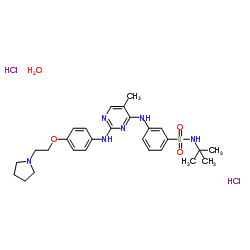 Fedratinib hydrochloride hydrate结构式