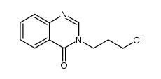 3-(3-chloropropyl)-3H-quinazolin-4-one结构式