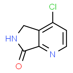 4-chloro-5H-pyrrolo[3,4-b]pyridin-7(6H)-one structure