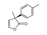 (S)-(-)-2-methyl-2-(4-methylphenyl)-4-but-3-enolide结构式