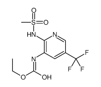 ethyl N-[2-(methanesulfonamido)-5-(trifluoromethyl)pyridin-3-yl]carbamate Structure
