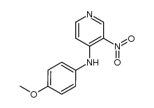 N-(4-Methoxyphenyl)-3-nitropyridin-4-amine结构式