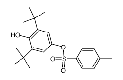 3,5-di-tert-butyl-4-hydroxyphenyl 4-methylbenzenesulfonate结构式