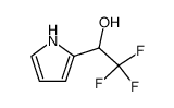 2-(2,2,2-trifluoro-1-hydroxyethyl)pyrrole结构式