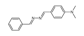 phenyl-4-dimethylaminobenzaldehyde azine结构式