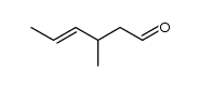 3-methyl-4-hexenal Structure