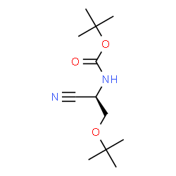 (R)-(2-(叔丁氧基)-1-氰基乙基)氨基甲酸叔丁酯图片