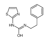 1-(2-phenylethyl)-3-(1,3-thiazol-2-yl)urea结构式