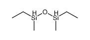 ethyl-[ethyl(methyl)silyl]oxy-methylsilane Structure