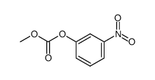 Carbonic acid methyl 3-nitrophenyl ester Structure