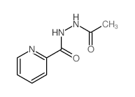 1-ACETYL-2-PICOLINOLHYDRAZINE结构式