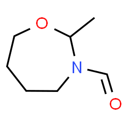 1,3-Oxazepine-3(2H)-carboxaldehyde, tetrahydro-2-methyl- (9CI) structure