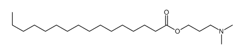 3-(dimethylamino)propyl hexadecanoate Structure