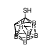 1-thiol-1,2-dicarba-closo-dodecaborane结构式