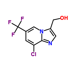 [8-Chloro-6-(trifluoromethyl)imidazo[1,2-a]pyridin-3-yl]methanol Structure