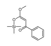 3-methoxy-1-phenyl-3-trimethylsilyloxyprop-2-en-1-one结构式