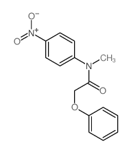 Acetamide,N-methyl-N-(4-nitrophenyl)-2-phenoxy- Structure