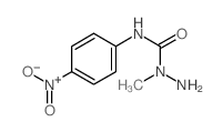 1-amino-1-methyl-3-(4-nitrophenyl)urea structure