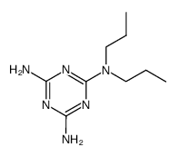 N,N-Dipropyl-1,3,5-triazine-2,4,6-triamine结构式