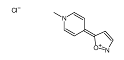 5-(1-methylpyridin-1-ium-4-yl)-1,2-oxazole,chloride Structure
