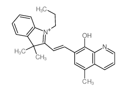 (7E)-7-[(2Z)-2-(3,3-dimethyl-1-propyl-indol-2-ylidene)ethylidene]-5-methyl-1H-quinolin-8-one picture