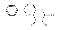 4,6-O-benzylidene-α-D-galactopyranose (en)Galactopyranose, 4,6-O-benzylidene-, .α.-D- (en)结构式