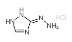 1H-1,2,4-Triazole,5-hydrazinyl-, hydrochloride (1:1)结构式