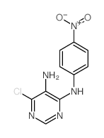 4,5-Pyrimidinediamine,6-chloro-N4-(4-nitrophenyl)- picture