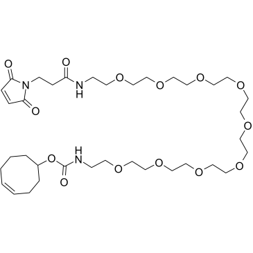 TCO-PEG9-maleimide Structure