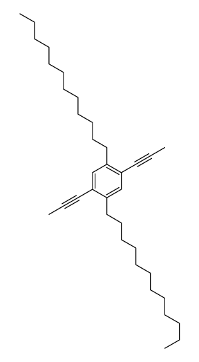 2 5-DIDODECYL-1 4-DI-1-PROPYNYLBENZENE structure