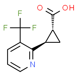 反式-2-(3-(三氟甲基)吡啶-2-基)环丙烷-1-羧酸图片