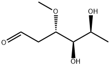 3-O-Methyl-2,6-dideoxy-L-lyxo-hexose结构式