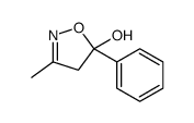 3-methyl-5-phenyl-4H-1,2-oxazol-5-ol结构式