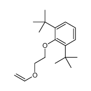 1,3-ditert-butyl-2-(2-ethenoxyethoxy)benzene Structure