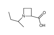 2-Azetidinecarboxylicacid,1-(1-methylpropyl)-,(2R)-(9CI) structure