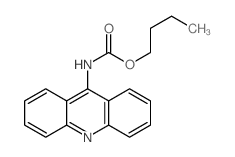 Carbamic acid, 9-acridinyl-, butyl ester (9CI) Structure