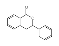 1H-2-Benzopyran-1-one,3,4-dihydro-3-phenyl- Structure