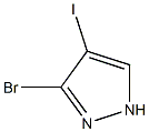 3-Bromo-4-iodo-1H-pyrazole Structure