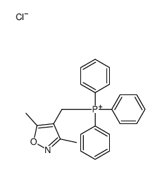(3,5-dimethyl-1,2-oxazol-4-yl)methyl-triphenylphosphanium,chloride Structure