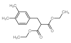 Diethyl-(3,4-dimethylbenzyl)malonat结构式