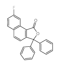 8-fluoro-3,3-diphenylbenzo[g][2]benzofuran-1-one Structure
