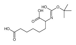 Boc-DL-Asu-OH structure