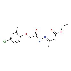 ethyl 3-{[(4-chloro-2-methylphenoxy)acetyl]hydrazono}butanoate picture