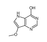 4H-Pyrrolo[3,2-d]pyrimidin-4-one,1,5-dihydro-7-methoxy-(9CI) structure