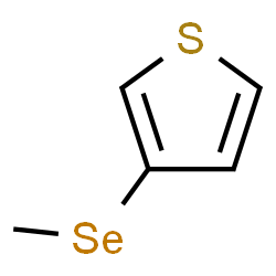 3-(Methylseleno)thiophene结构式