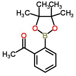 1-(2-(4,4,5,5-四甲基-1,3,2-二氧硼杂环戊烷-2-基)苯基)乙酮图片