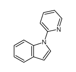 1-(2-吡啶基)-1H-吲哚结构式