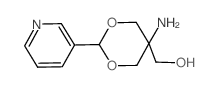 (5-Amino-2-pyridin-3-yl-1,3-dioxan-5-yl)methanol结构式